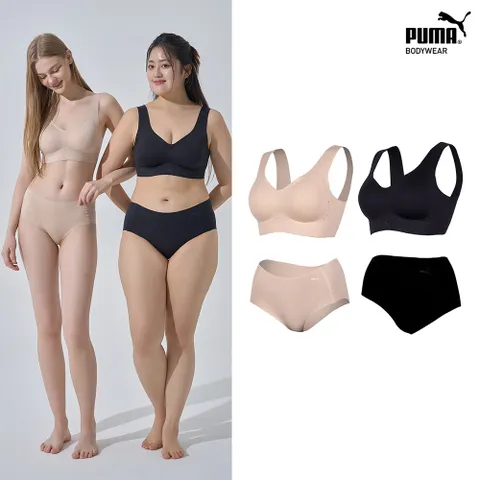[푸마] 여성 코어라인 런닝형 브라팬티 2종세트 택일 +할인쿠폰