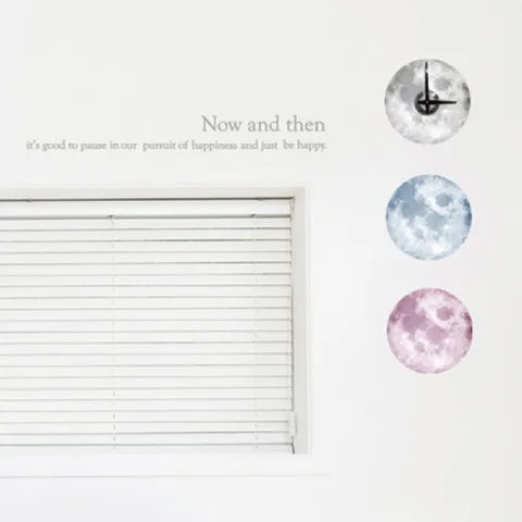 아트박스/꾸밈 cm214-달이있는곳_그래픽시계(중형)