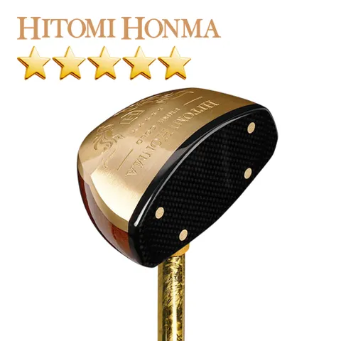 25년형 협회공인인증 히토미 혼마 5스타 최상급 흑단목 헤드 파크골프채 프라임 골드 +할인쿠폰