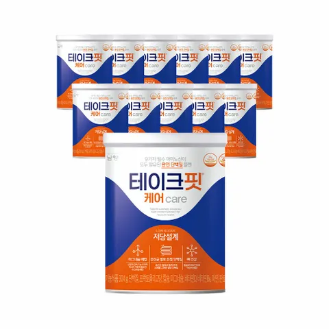 남양 테이크핏 케어 당제로 프로틴 발효유청단백질 304g 12개