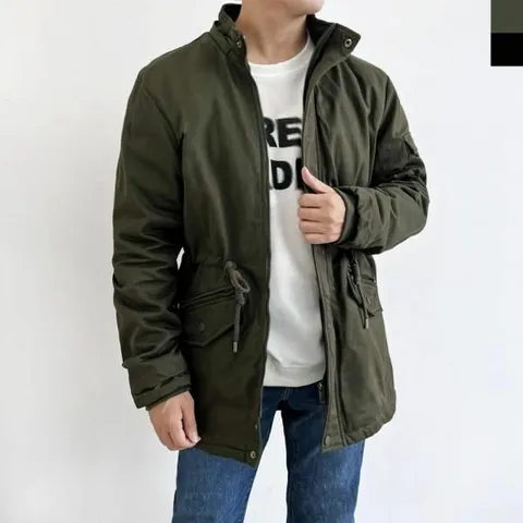 PGR골프 남자 겨울 후드 야상 점퍼 후드 털 탈부착