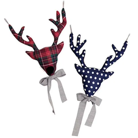 아트박스/아뜰리에소원 {헌팅트로피}크리스마스 에디션_red check+navy dot(양면)