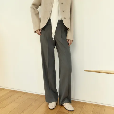 제이슨우 스프링 와이드턱 팬츠 WZPT2W02 +할인쿠폰