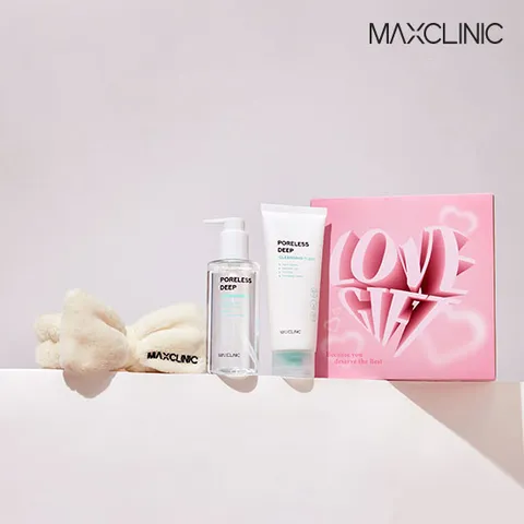 [맥스클리닉] 포어리스 딥 클렌징오일  폼 듀얼세트