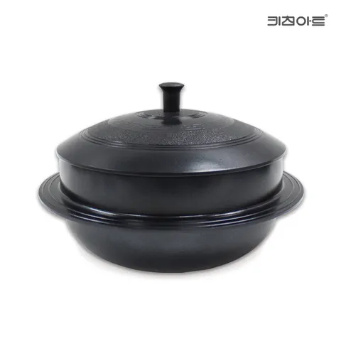 키친아트 금상첨화(IH) 통주물 가마솥냄비 22cm 인덕션가마솥