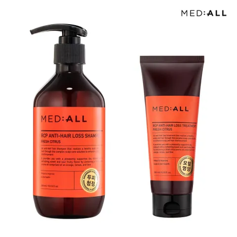 메디올 모발 케어 트리트먼트 200ml+샴푸 300ml 시트러스향 +할인쿠폰