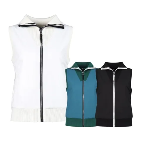 보스케 여성 가을 골프웨어 골프 풀집업 방풍 니트 조끼 L102439 +할인쿠폰