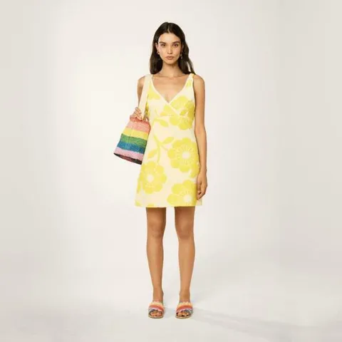 해외배송 마누슈 미디 원피스 마누쉬 베인 드 메르 드레스 레트로 옐로우 +할인쿠폰