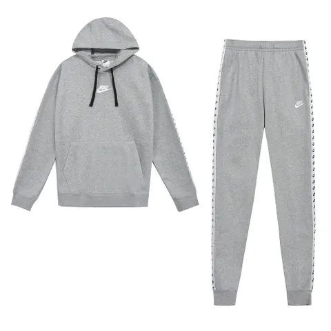 (110사이즈)나이키 NSW 클럽 GX 플리스 트랙수트 남자 트레이닝복세트 츄리닝 러닝복 그레이 DM6838-063