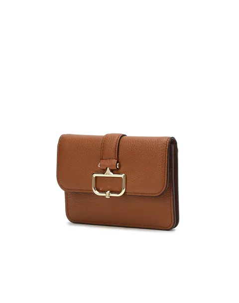 [현대백화점] [닥스ACC] DCHO4F552 브라운 버클장식 소가죽 카드지갑 +할인쿠폰