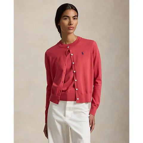 [★코리아 공식! 폴로랄프로렌 혜택은 역시 Hmall★]폴로 랄프 로렌 여성 코튼 크루넥 카디건(WMPOSWENDW20533600)