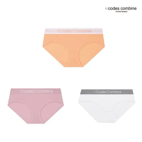 [현대백화점] 코데즈컴바인이너웨어 23 아웃맨드 면 여성팬티(CBWPT323)3종