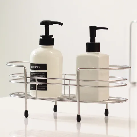 욕실 수납 욕조선반 1단 샴푸랙 다용도 선반 스텐선반