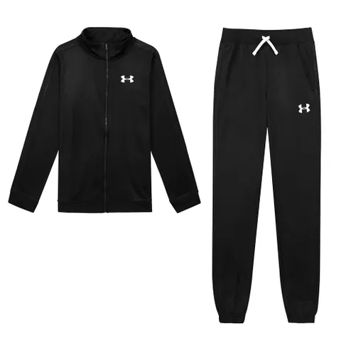 언더아머 UA K 니트 트랙수트 여성 트레이닝복세트 츄리닝 러닝복 블랙 1363290-001