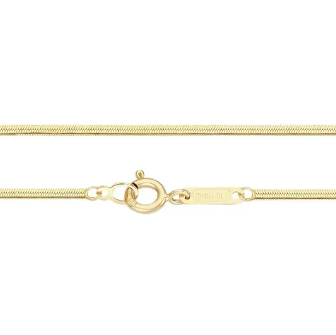 [현대백화점] 미니골드 14k 오메가뱀줄체인목걸이-1.5mm NFES4002