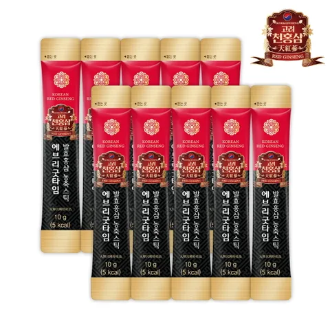 [고려천홍삼] 에브리굿타임 발효홍삼 농축스틱골드 10g x 10포