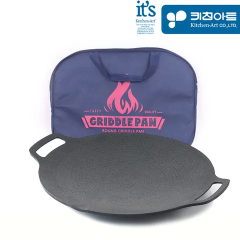 키친아트 라운드 가마 그리들팬 33cm/ 가방포함