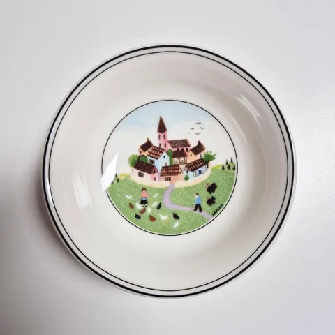 [해외직구] 빌레로이앤보흐 디자인 나이프 디저트볼 14cm 닭농장