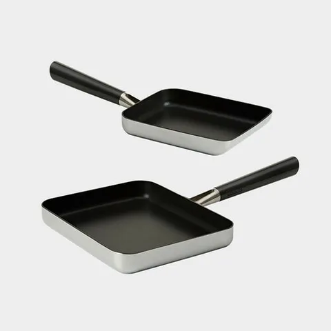 [알텐바흐] 316Ti 티타늄 마스터 사각팬 2종세트(에그팬+브런치팬)