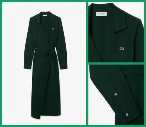 [현대백화점] [라코스테여성]25FW랩스타일 롱 폴로 드레스EF6022-55NYZP +할인쿠폰