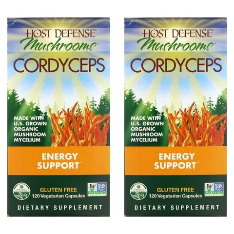 [해외직구] Host Defense 호스트디펜스 동충하초 120베지캡슐 2팩