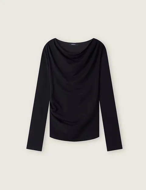 [현대백화점] [로엠]드레이프 티셔츠_RMLWF49RT1