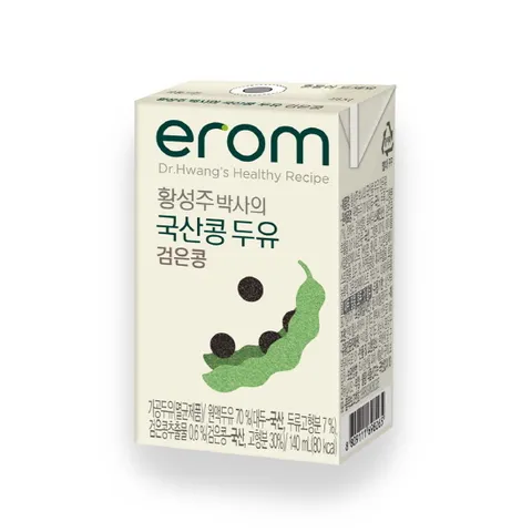 [이롬황성주]국산콩 검은콩두유 190ml x 96팩
