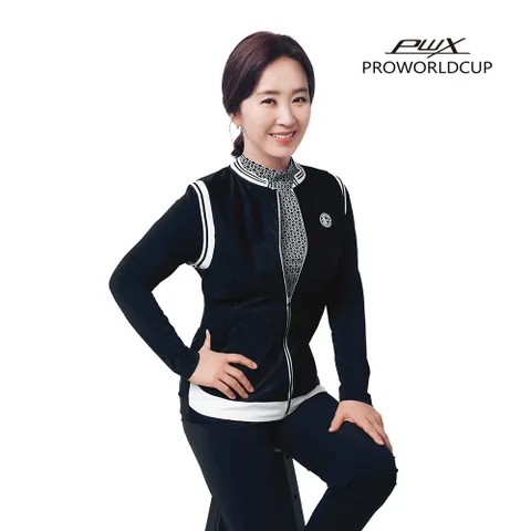 [PWX]Q124-6202-1ZB 여성 포인트 타공 베스트 조끼 등산복