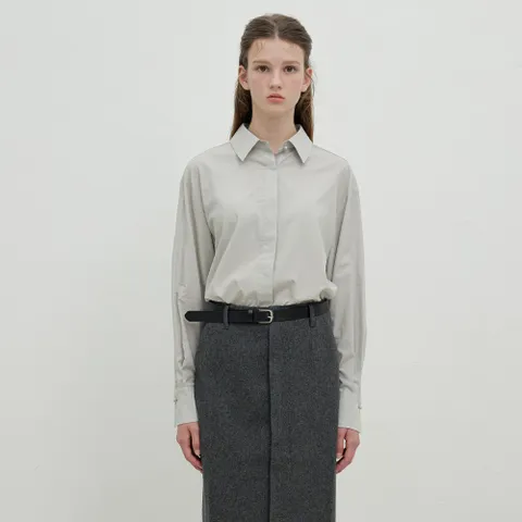 [올리브데올리브] 텐셀 드레스 셔츠 OH5WB9800 +할인쿠폰