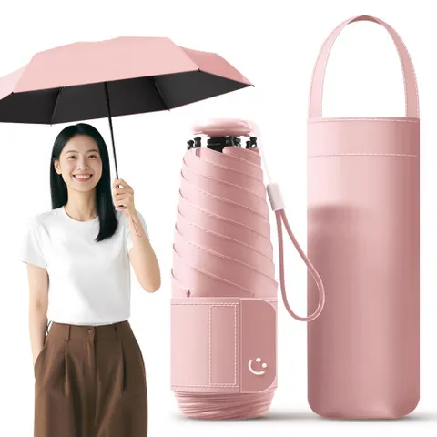 초경량 암막 우산 베이비핑크 자외선차단 양산 양우산