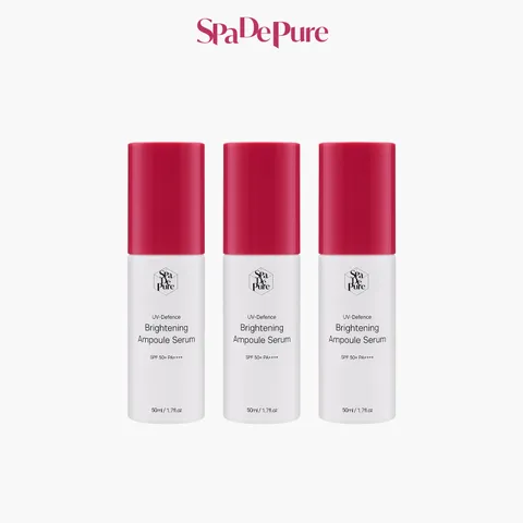 [ ★기존 판매가 대비 4만원 DOWN  20% DOWN★][60%DOWN]스파드퓨어 유브이 디펜스 브라이트닝 앰플 세럼 기본구성 +할인쿠폰(50ml x 3)