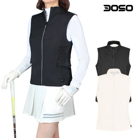 골프웨어 여성 봄/여름 경량 매쉬 스판 골프조끼/WUMMX +할인쿠폰