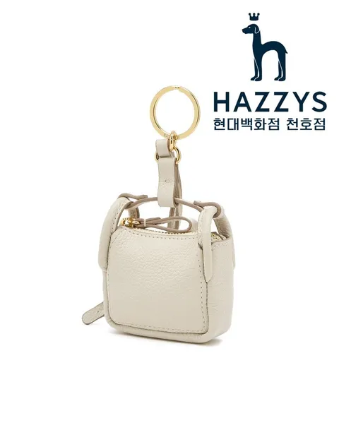 [현대백화점] [헤지스ACC] HIHO5E162IV [아카이브 H 베리백] 아이보리 에어팟 케이스 참장식 (스마트키홀더) +할인쿠폰