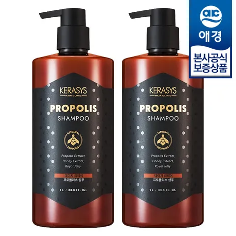 [애경] 케라시스 프로폴리스 샴푸/트리트먼트 1L x2개