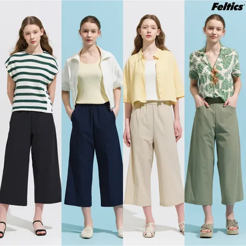[Feltics] 펠틱스 SUMMER 여성 7부 큐롯 팬츠 4종 (F04)