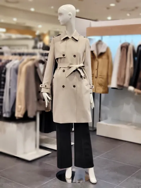 [현대백화점] [비지트인뉴욕] 슬림 트렌치 코트  VC3BB90 VC3BB90 +할인쿠폰