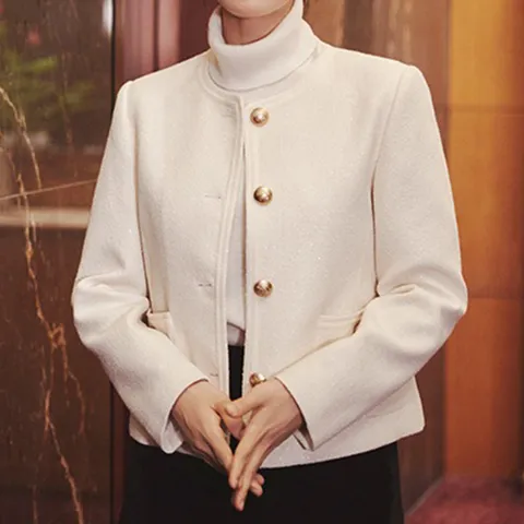 셀렙샵 트위드 라운드넥 자켓 WYJK6S02 - 현대Hmall