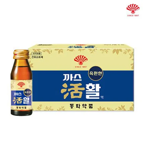 [동화약품] 부채표 까스활 소화제 생약성분 [75ml×10개입]