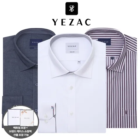 [현대백화점] [예작] (사은품증정)긴팔 링클프리 스판 남자 예작 와이셔츠 26가지 YJ6FBB026VI