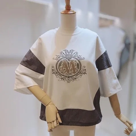 파프리카 TL2TS611 스트링 밑단 티셔츠
