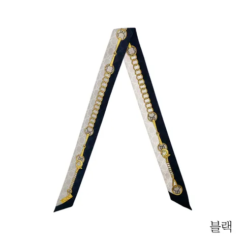 {구찌} GG 체인 실크 넥스카프(774819) +무이자9개월