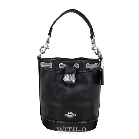 [COACH]코치 시그니처 미니 버킷백 CR144  BLACK SILVER +할인쿠폰