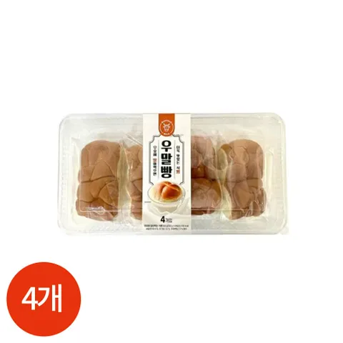 우유에 말아먹는 식빵 200g x 4개