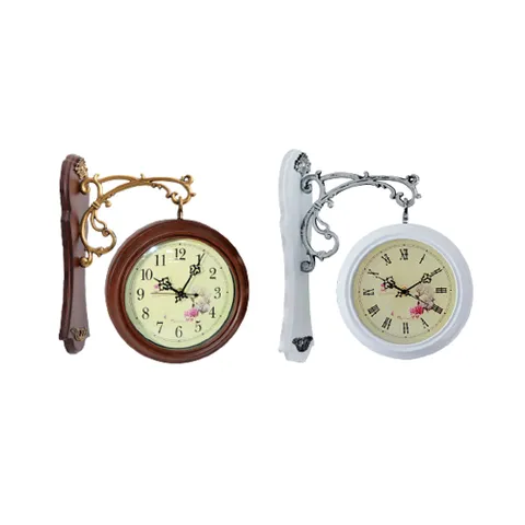 리빙에디션 엔틱 양면 시계 럭셔리 인테리어 벽시계 집들이 선물