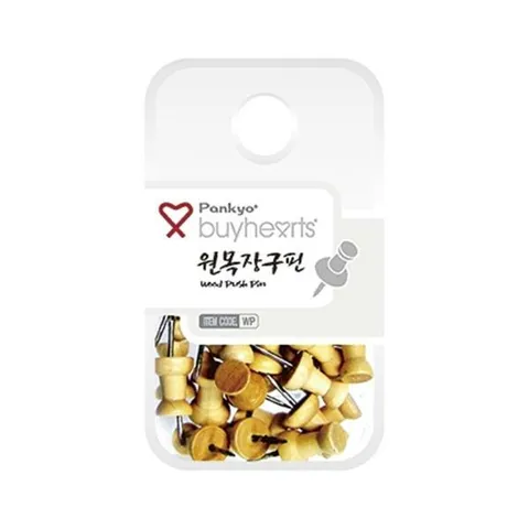 N 바이하츠 원목장구핀(35개입)