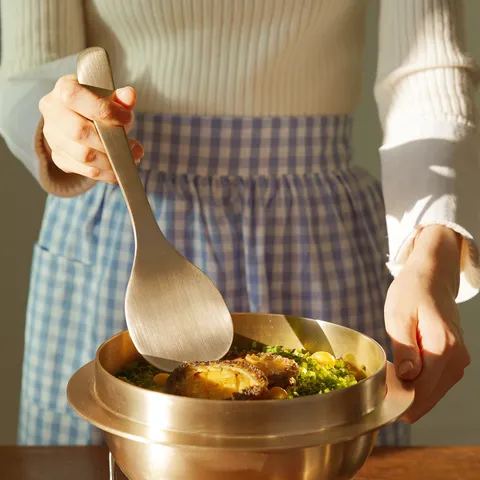 놋담 방짜유기 유기 주걱  