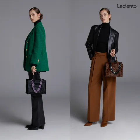 [ ★ 6만원 파.격.인.하 득템찬스 ★][론칭가 199000원] 라씨엔토 송치 미디움 토트백 + 컬러 체인 + 위빙스트랩 +무이자5개월