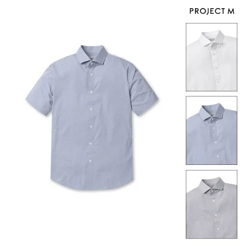 [현대백화점] 프로젝트엠 [EPE5WC1930] 남성 반팔 드레스 셔츠 +할인쿠폰