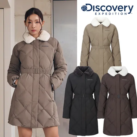 [현대백화점] 디스커버리 (DWDJ9I056) 2025 F/W 여성 멜로즈 튜브 다운 롱패딩