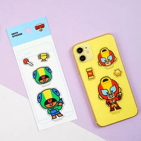 아트박스/오피스큐 브롤스타즈데코스티커 그레이